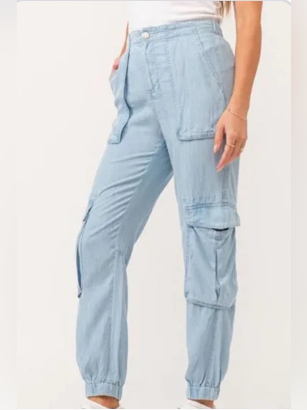 Dear John Light Blue Cargo Pants L